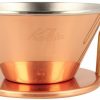 Manual Coffee Brewing Equipment * | Kalita Copper Wave Dripper Wdc-185