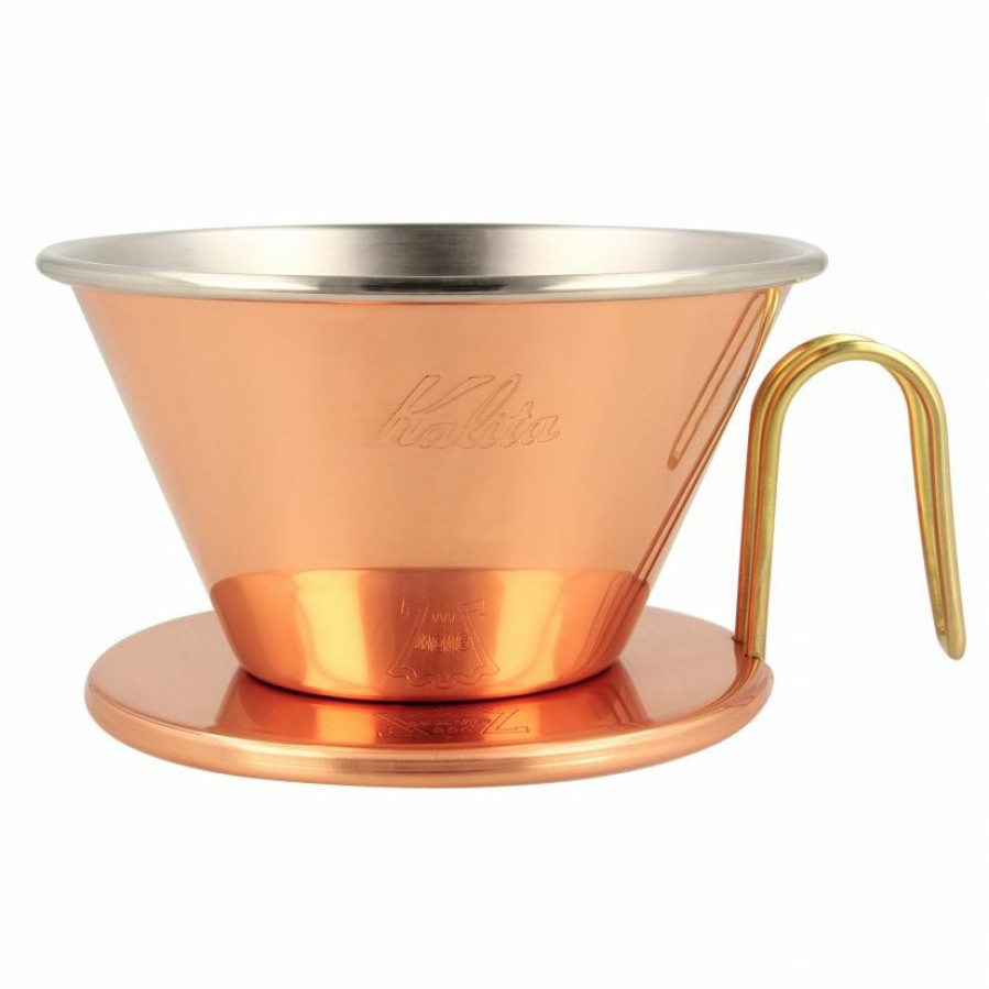 Manual Coffee Brewing Equipment * | Kalita Copper Wave Dripper Wdc-185