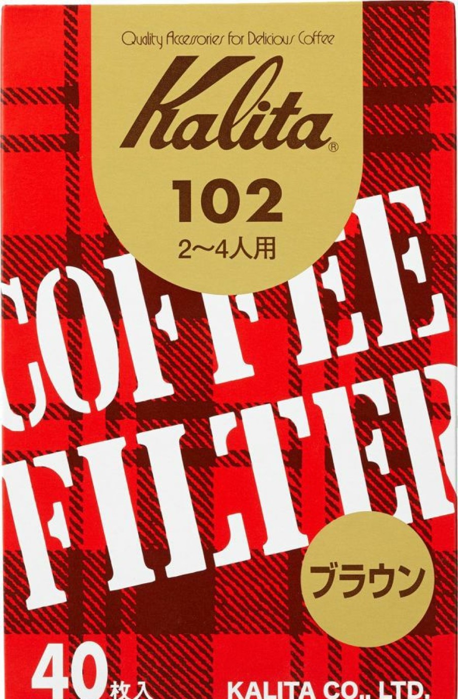 Manual Coffee Brewing Equipment * | Kalita 102 Brown Coffee Paper Filters 40 Pcs