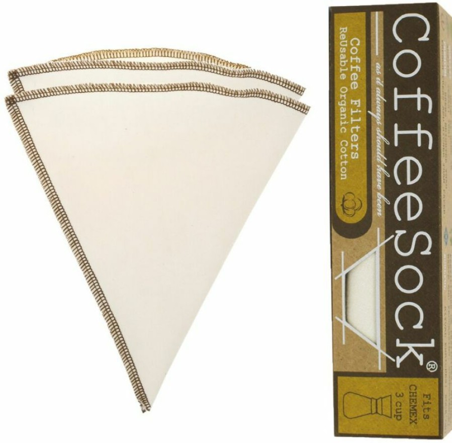 Manual Coffee Brewing Equipment * | Coffeesock Chemex Style 3 Coffee Filter, 2 Pcs