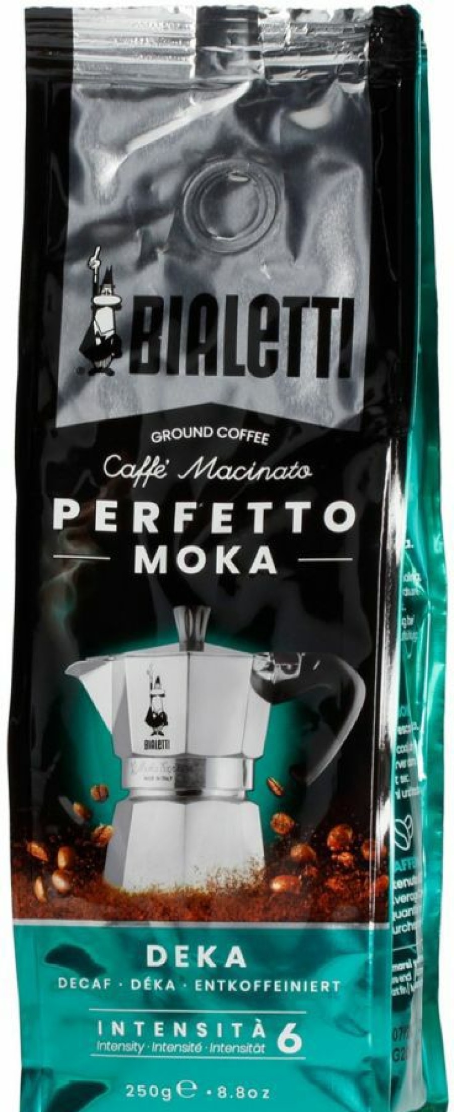 Coffee * | Bialetti Perfetto Moka Deka Decaf Ground Coffee 250 G