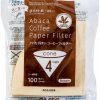 Manual Coffee Brewing Equipment * | Cafec Abaca Cone-Shaped Filter Paper 4 Cup, Brown