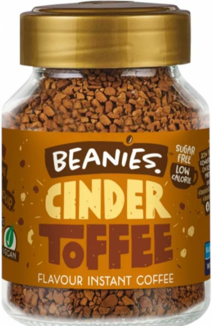 Coffee * | Beanies Cinder Toffee Flavoured Instant Coffee 50 G