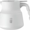 Barista And Coffee Accessories * | Hario V60-02 Insulated Stainless Steel Server Plus 600 Ml