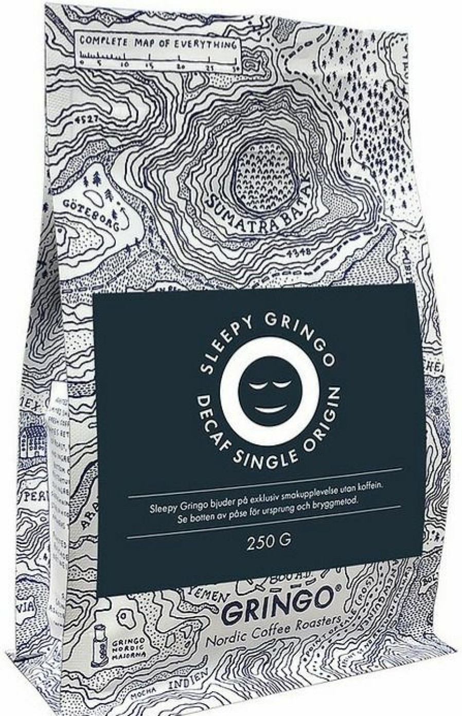 Coffee * | Gringo Nordic The Sleepy Gringo Decaf 250 G Coffee Beans