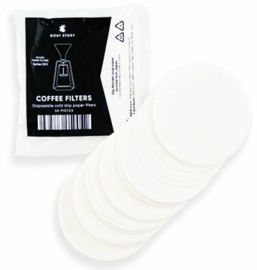 Barista And Coffee Accessories * | Goat Story Cold Drip Paper Filters 50 Pcs