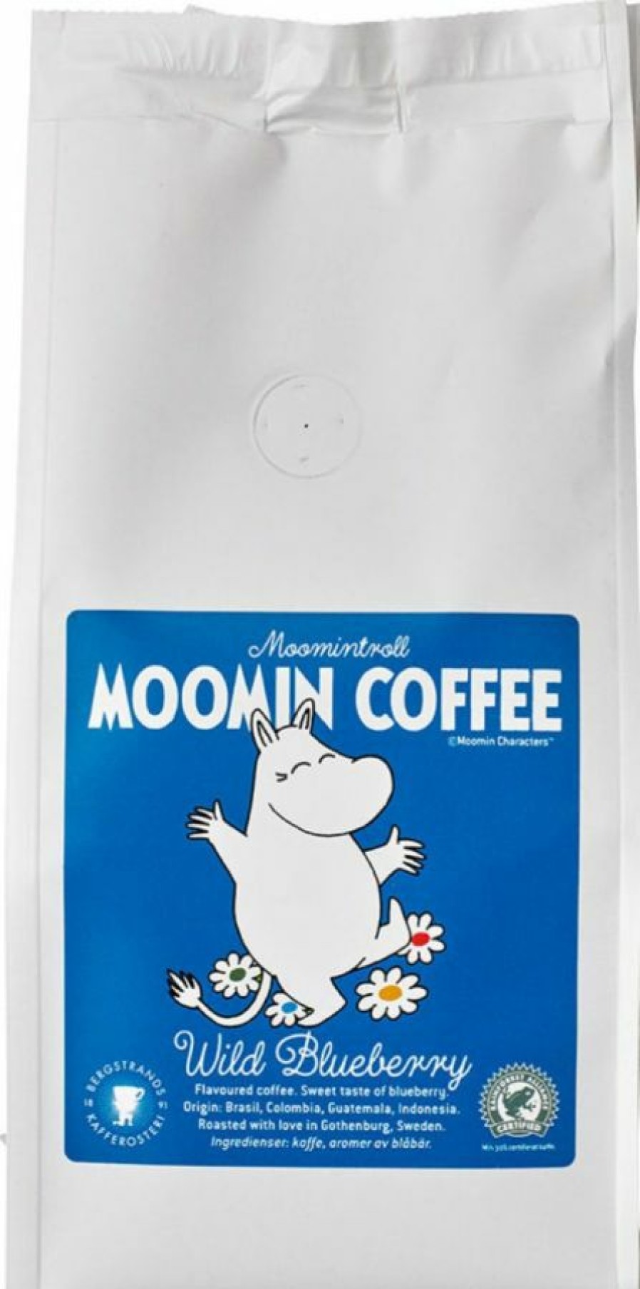 Coffee * | Bergstrands Kafferosteri Bergstrands Moomintroll Wild Blueberry Flavoured Coffee 250 G Ground