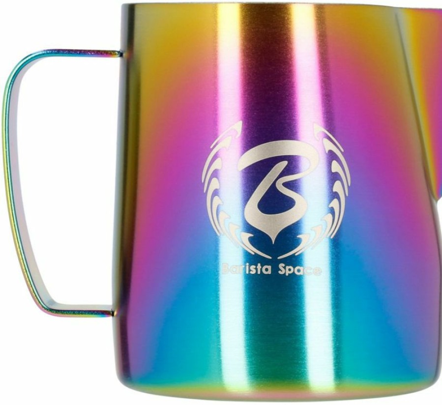 Barista And Coffee Accessories * | Barista Space Milk Pitcher Sandy Rainbow