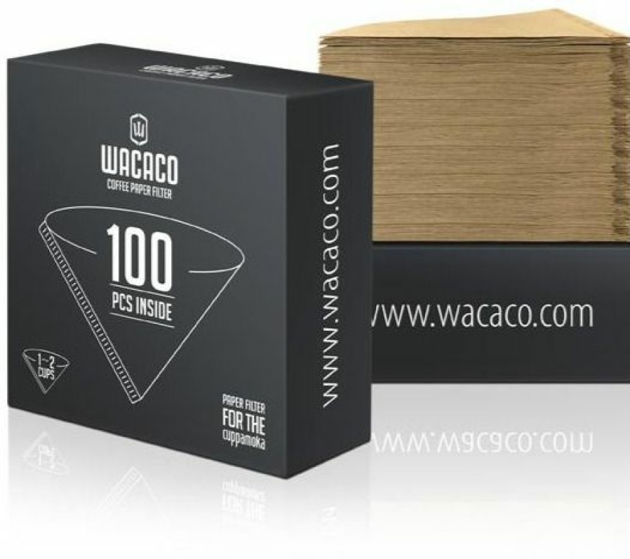 Manual Coffee Brewing Equipment * | Wacaco Cuppamoka Paper Filters, 100 Pcs