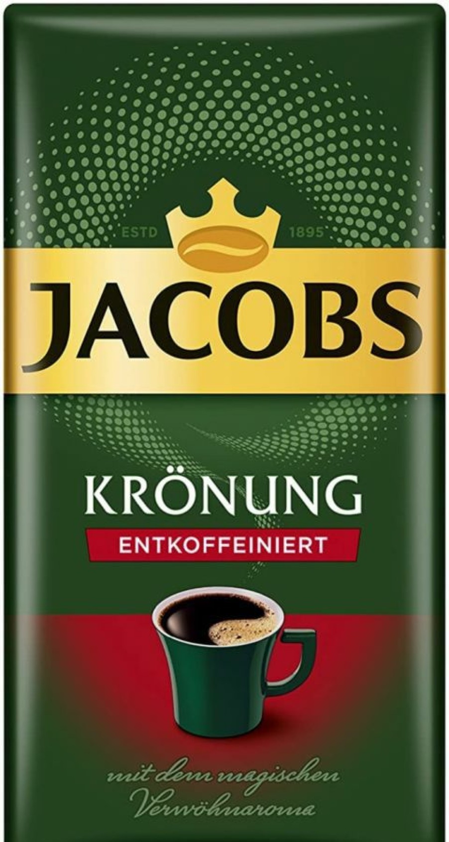 Coffee * | Jacobs Kronung Entkoffeiniert 500 G Roasted Ground Decaf Coffee