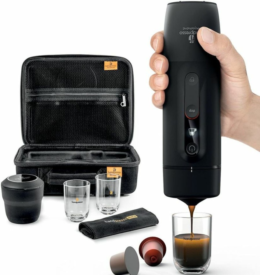 Manual Coffee Brewing Equipment * | Handpresso Auto Capsule Espresso Machine Bundle Set