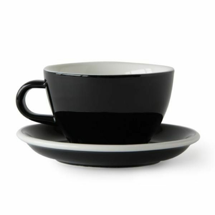 Cups, Mugs And Flasks * | Acme Large Latte Cup 280 Ml + Saucer 15 Cm