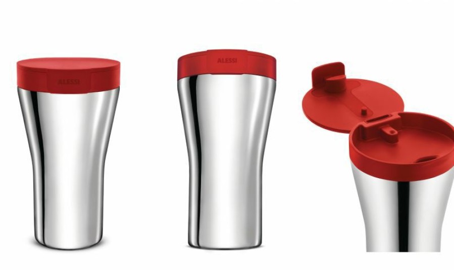 Cups, Mugs And Flasks * | Alessi Gia24 Caffa Double Walled Travel Mug 400 Ml