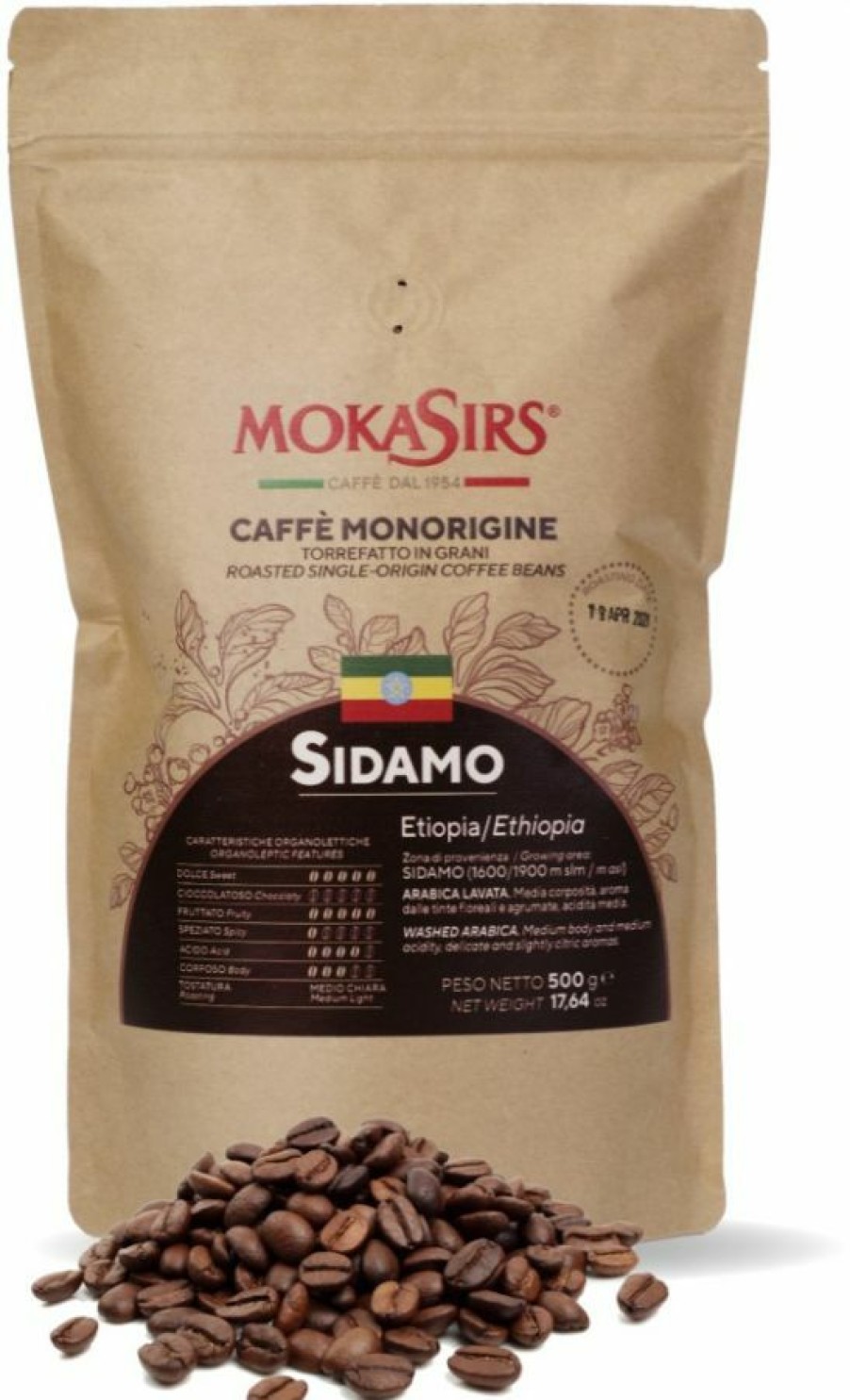 Coffee * | Mokasirs Ethiopia Sidamo 500 G