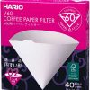 Manual Coffee Brewing Equipment * | Hario V60 Size 02 Coffee Paper Filters Box