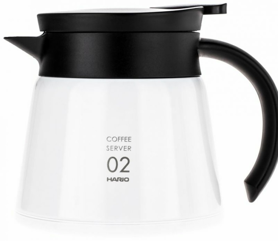 Barista And Coffee Accessories * | Hario V60 02 Insulated Stainless Steel Server 600 Ml