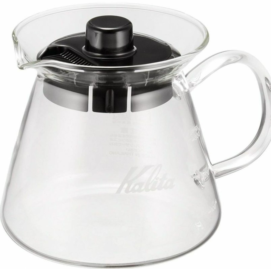 Manual Coffee Brewing Equipment * | Kalita Glass Server G With Glass Handle