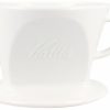 Manual Coffee Brewing Equipment * | Kalita Ceramic Dripper Ha 102, White