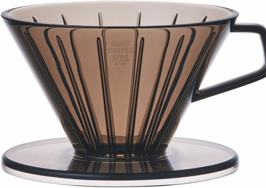 Manual Coffee Brewing Equipment * | Kinto Scs Brewer Plastic Coffee Dripper 2 Cups, Clear Grey