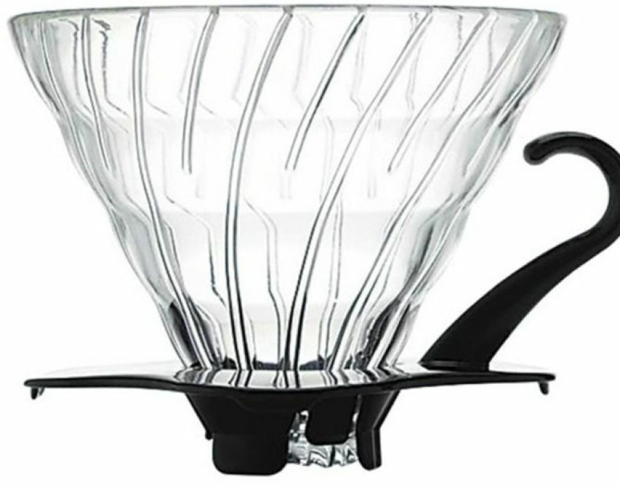 Manual Coffee Brewing Equipment * | Hario V60 Glass Coffee Dripper Size 02