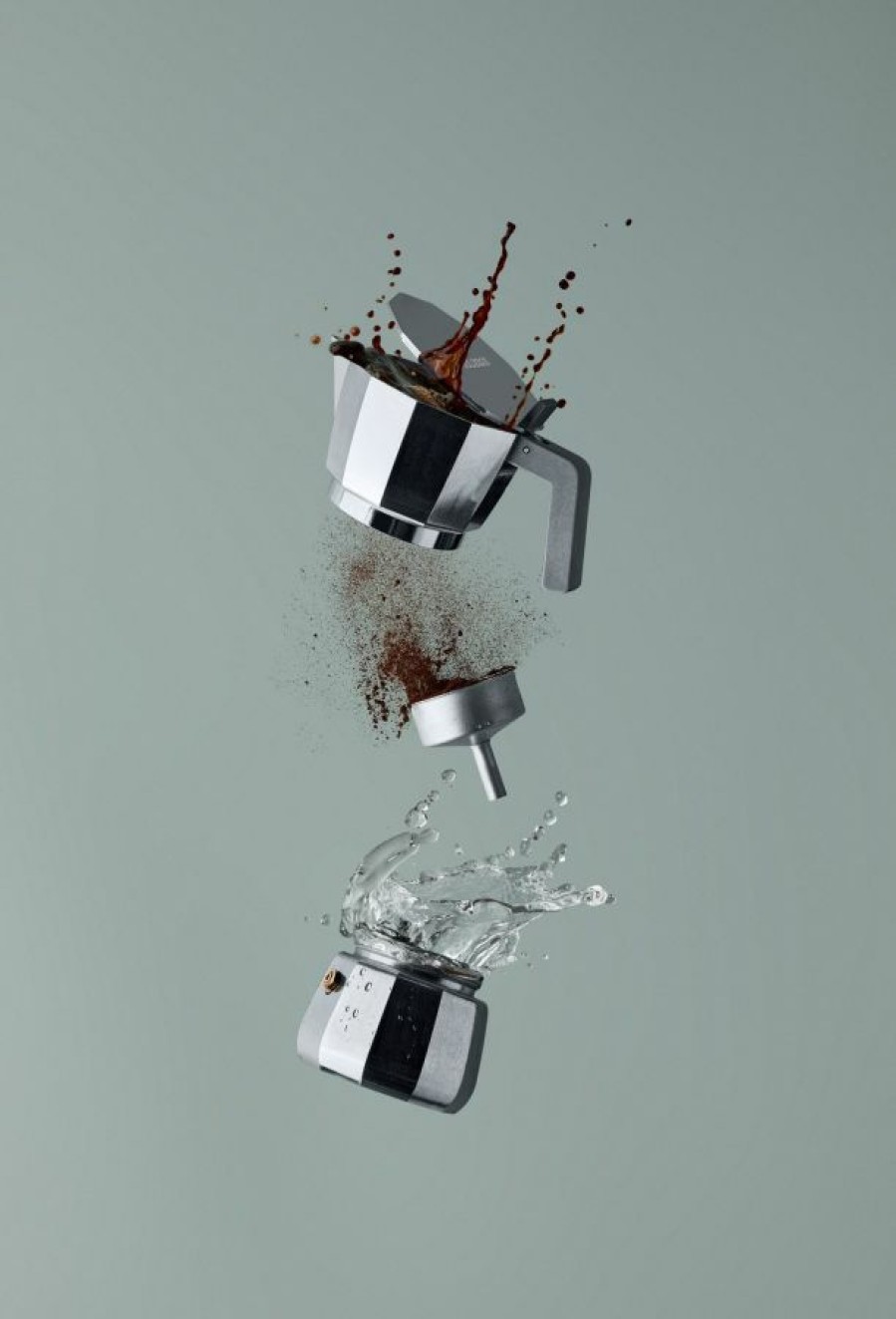 Manual Coffee Brewing Equipment * | Alessi Dc06 Moka Espresso Coffee Maker