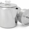 Manual Coffee Brewing Equipment * | Gsi Outdoors Glacier Stainless Percolator With Silicon Handle