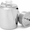 Manual Coffee Brewing Equipment * | Gsi Outdoors Glacier Stainless Percolator With Silicon Handle