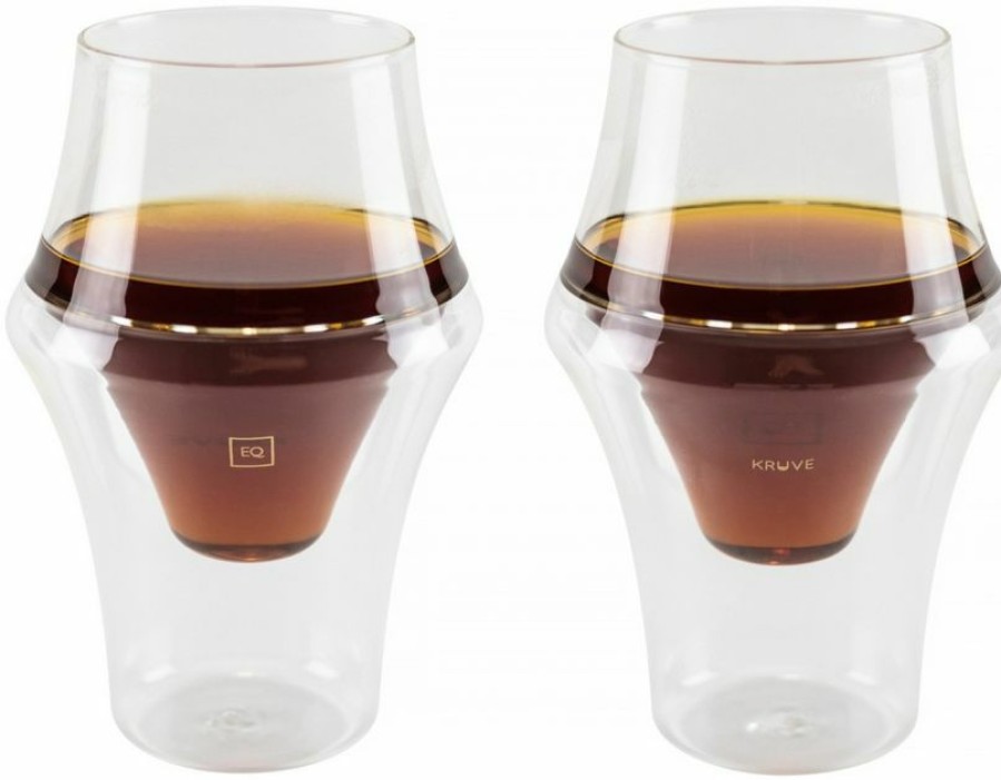 Cups, Mugs And Flasks * | Kruve Eq Excite Glass 150 Ml, 2 Pcs