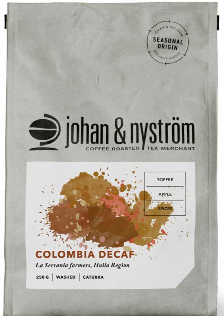 Coffee * | Johan & Nystrom Colombia Decaf 250 G Coffee Beans