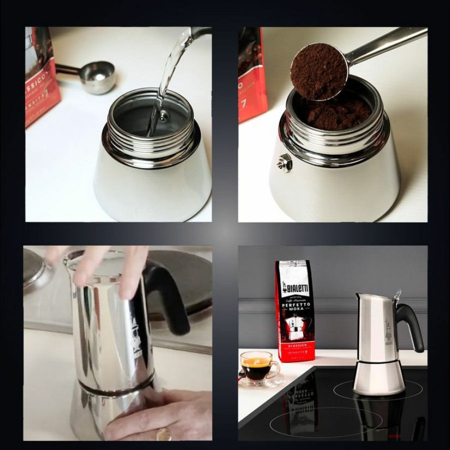 Manual Coffee Brewing Equipment * | Bialetti Venus Stovetop Espresso Maker