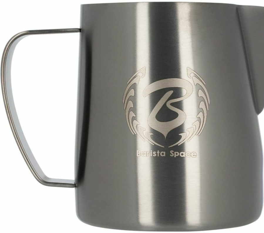 Barista And Coffee Accessories * | Barista Space Milk Pitcher, Dark Grey