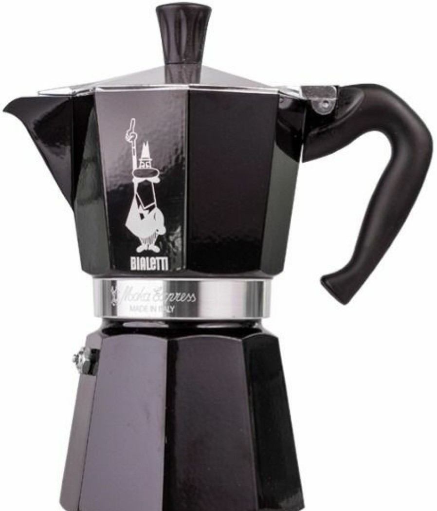 Manual Coffee Brewing Equipment * | Bialetti Moka Express Stovetop Espresso Maker, Black