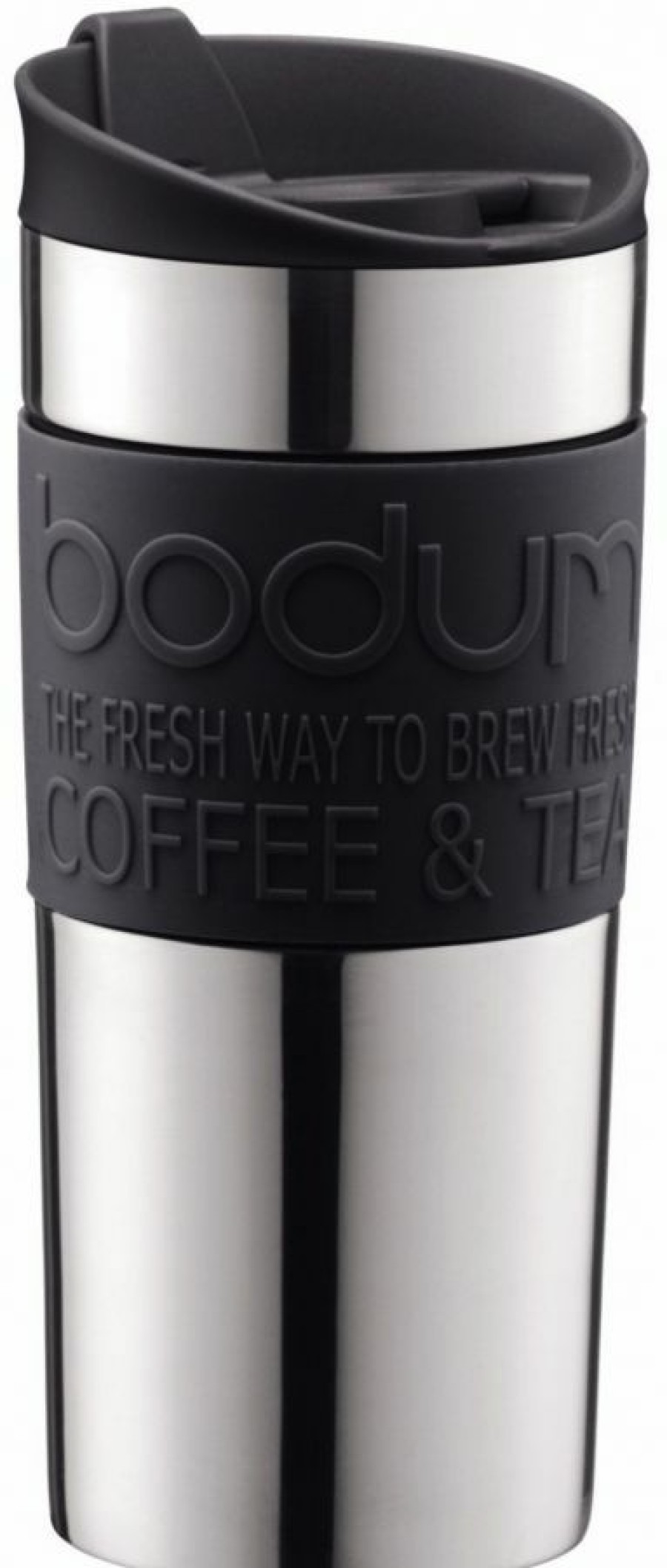 Cups, Mugs And Flasks * | Bodum Vacuum Travel Mug 350 Ml, Black