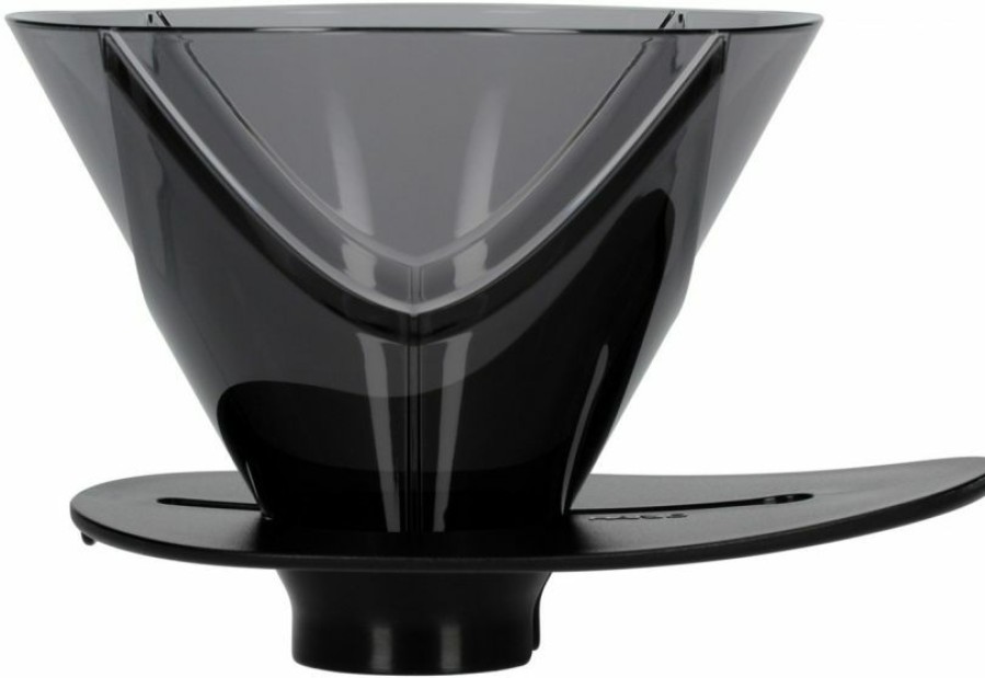 Manual Coffee Brewing Equipment * | Hario V60 One Pour Dripper Mugen Size 02, Black Plastic