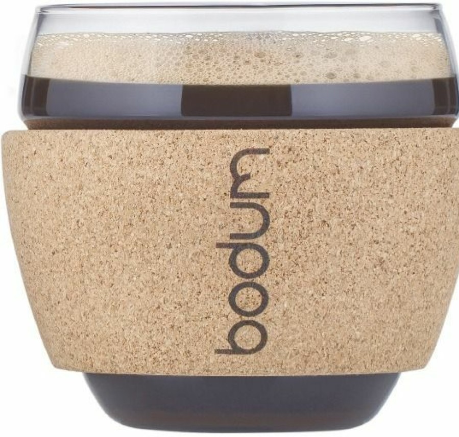 Cups, Mugs And Flasks * | Bodum Pavina Glass With Cork Band 350 Ml, 2 Pcs