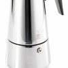 Manual Coffee Brewing Equipment * | Gefu Emilio Stainless Steel Moka Pot