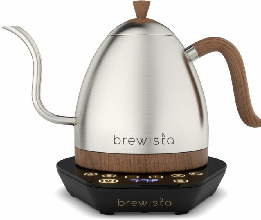 Barista And Coffee Accessories * | Brewista Artisan Gooseneck Variable Temperature Kettle 1 L