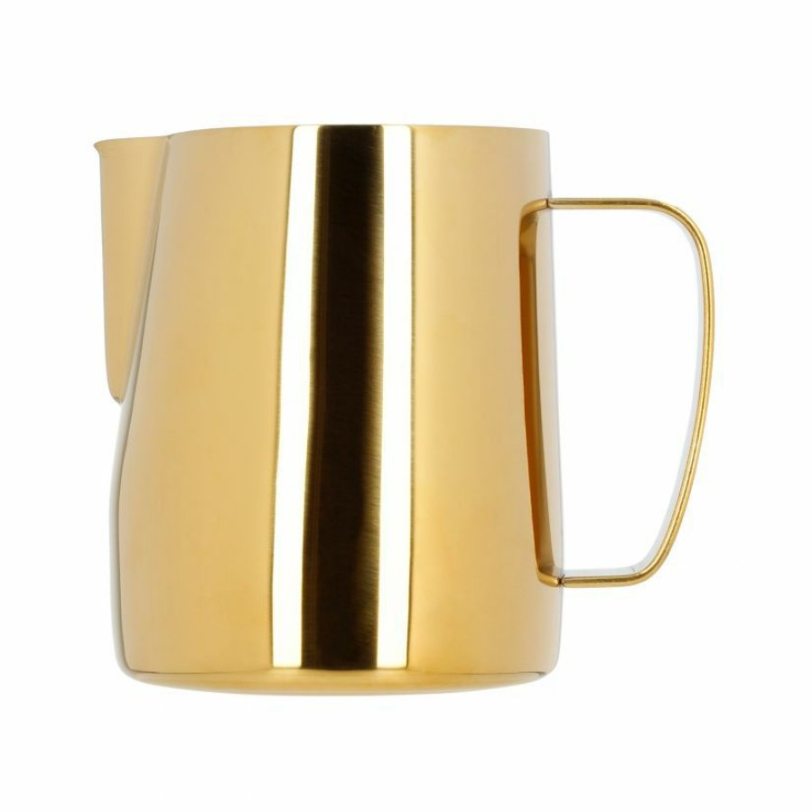 Barista And Coffee Accessories * | Barista Space Milk Pitcher, Gold