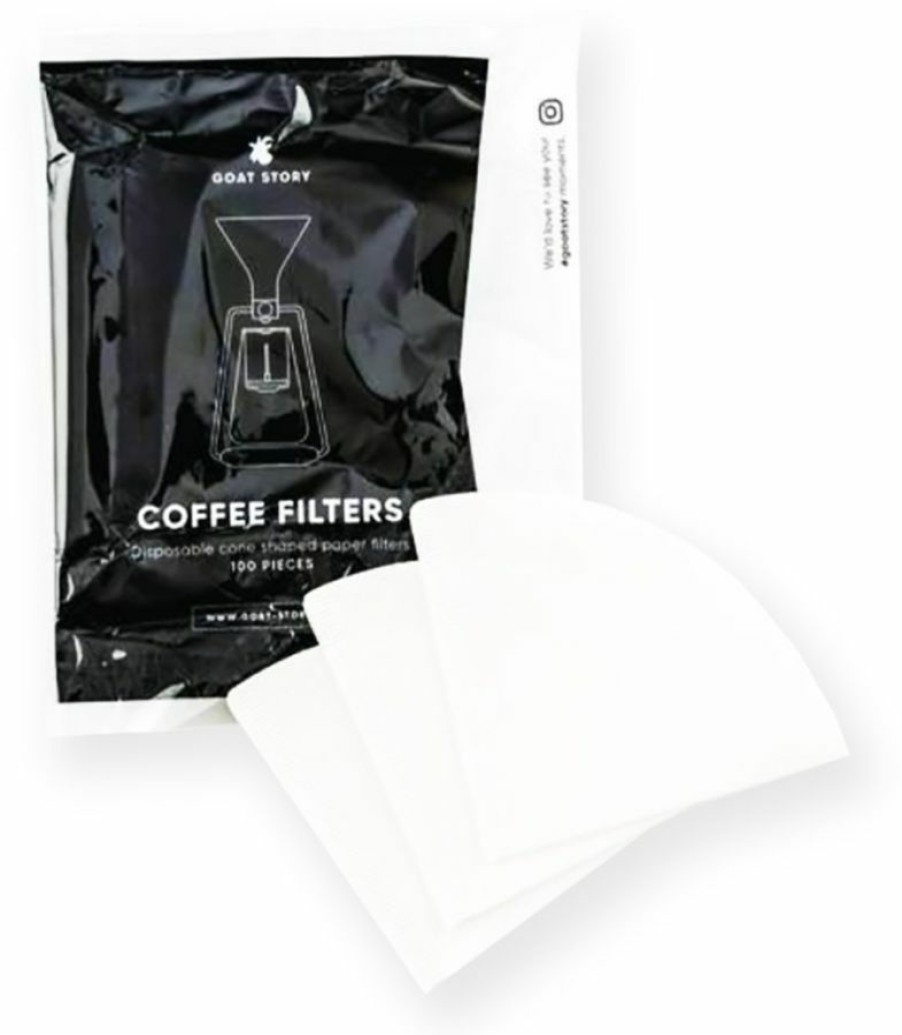 Manual Coffee Brewing Equipment * | Goat Story Cone Paper Filters 100 Pcs