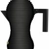 Manual Coffee Brewing Equipment * | Alessi Pulcina Black Edition Moka Pot