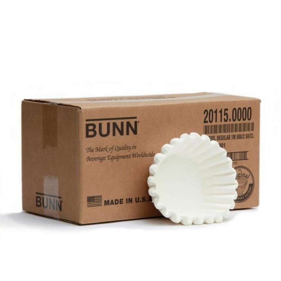 Barista And Coffee Accessories * | Bunn Bunn Regular Paper Coffee Filters, 1000 Pcs