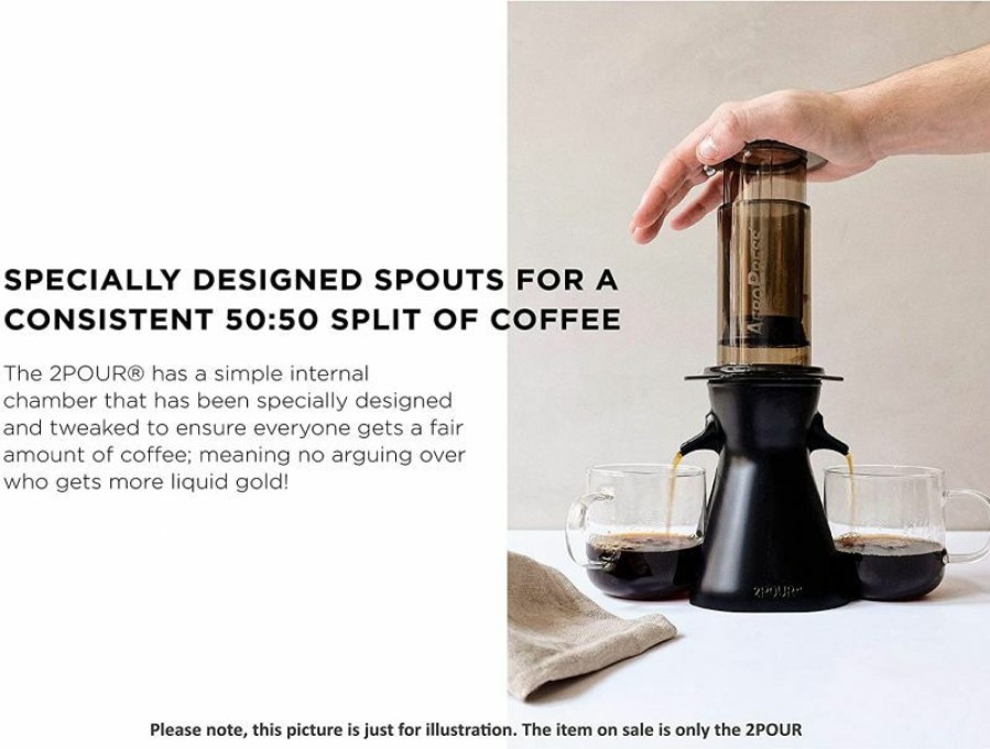 Manual Coffee Brewing Equipment * | 2Pour Aeropress Dual Press Accessory