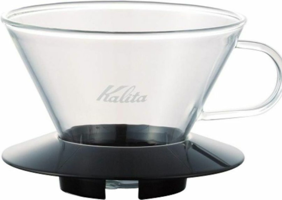 Manual Coffee Brewing Equipment * | Kalita Wave #185 Glass Dripper