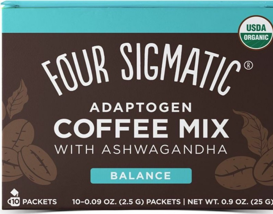 Coffee * | Four Sigmatic Adaptogen Mushroom Coffee Mix With Ashwagandha, 10 Bags