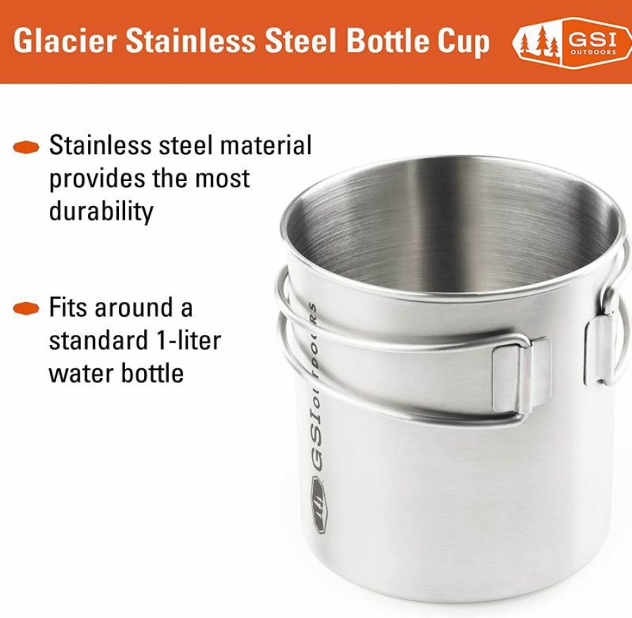 Manual Coffee Brewing Equipment * | Gsi Outdoors Glacier Stainless Bottle Cup