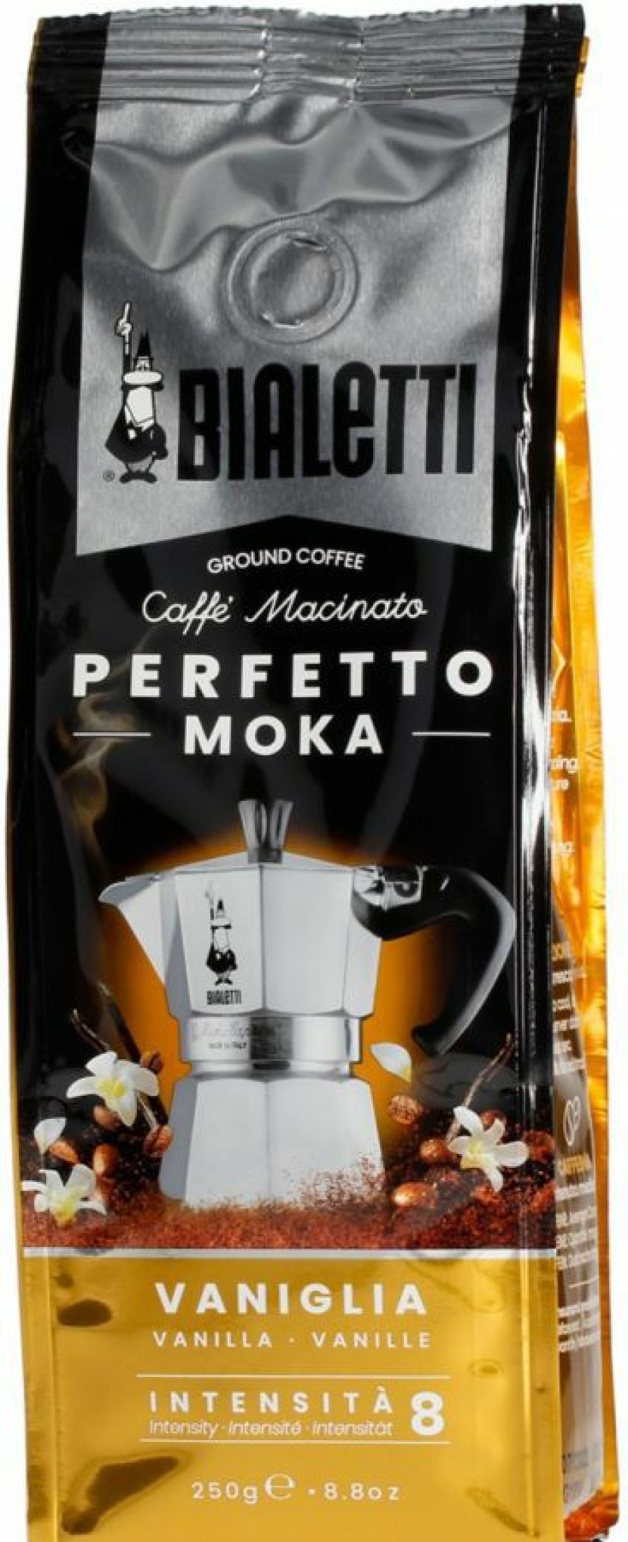 Coffee * | Bialetti Perfetto Moka Vaniglia Ground Coffee 250 G