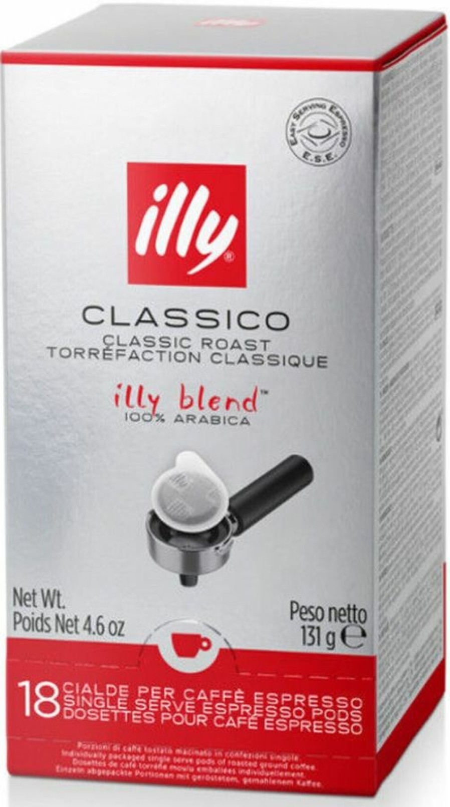 Coffee * | Illy Classico Ese Espresso Pods 18 Pcs