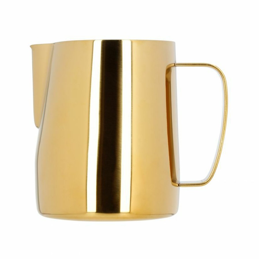 Barista And Coffee Accessories * | Barista Space Milk Pitcher, Gold