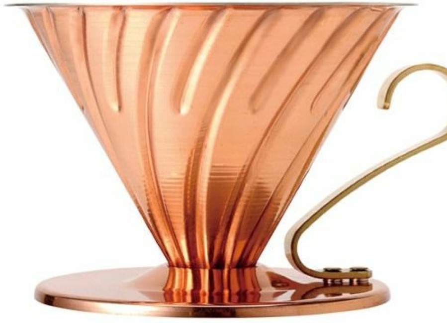 Manual Coffee Brewing Equipment * | Hario V60 Copper Dripper Size 02