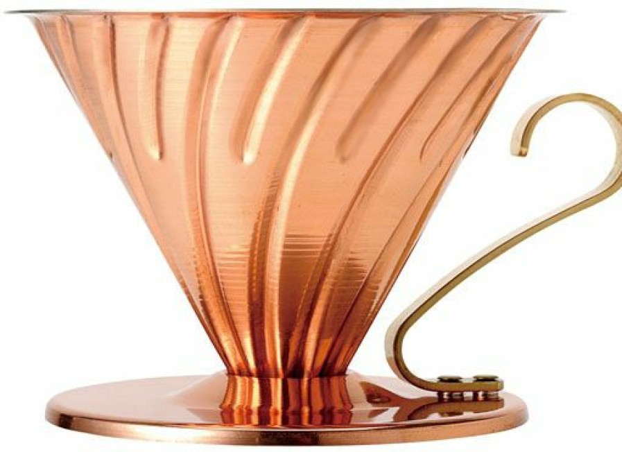 Manual Coffee Brewing Equipment * | Hario V60 Copper Dripper Size 02